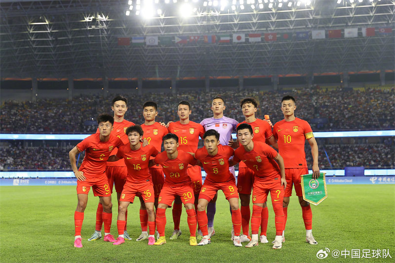 中国队1:0战胜卡塔尔队。